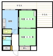 清輝橋マンションの間取り画像