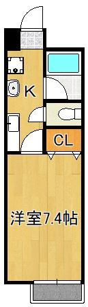 CREST井掘の間取り画像