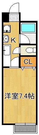 CREST井掘の間取り画像