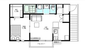 S・K blossomの間取り画像