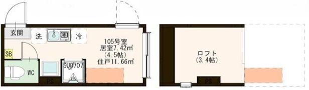 グランときわ台の間取り画像