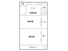 清水マンションの間取り画像