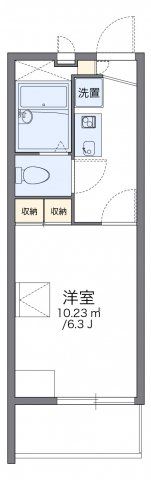 レオパレスヴィクトワール Ⅱの間取り画像