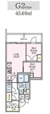 リビオメゾン大岡山の間取り画像