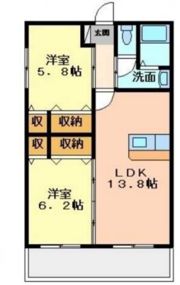 ブライムボォウレジデンス C棟の間取り画像