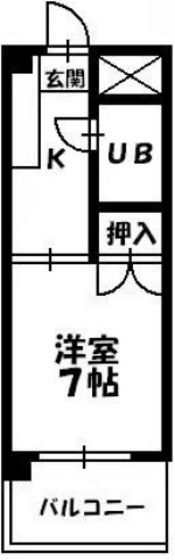グリーンコーポ学南町の間取り画像