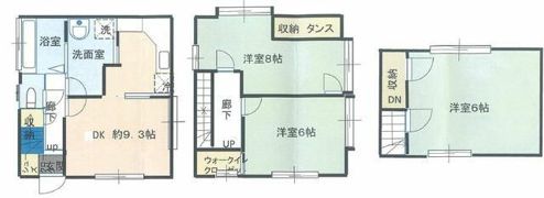 富士見市水谷東3丁目戸建の間取り画像
