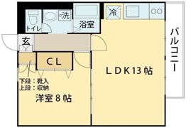 リエス上杉一丁目の間取り画像