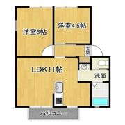 シンワハイツの間取り画像