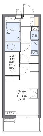 レオパレスラ ピアンタ都立家政の間取り画像