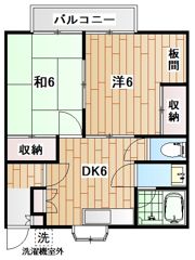 メゾン田中の間取り画像