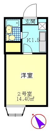 グリーンコート下落合の間取り画像