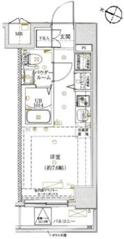 LUMEED横浜阪東橋の間取り画像