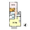 長興寺コーポの間取り画像
