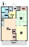第2丸米ハイツの間取り画像