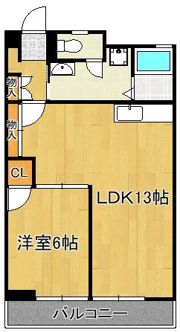 熊手ピアの間取り画像