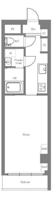 ペガサスマンション恵比寿の間取り画像