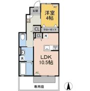 ミラヴィルタス西棟の間取り画像