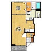 サンセールカズBの間取り画像