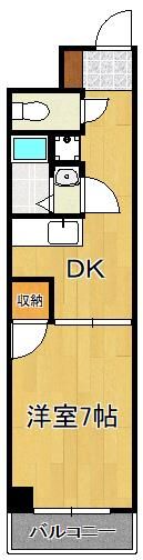 キャッスル折尾の間取り画像