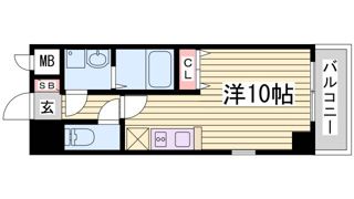 エスリード神戸海岸通の間取り画像