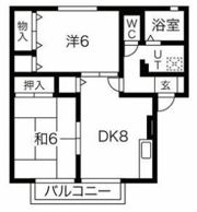 メゾンドグランメールの間取り画像