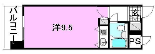 朝日プラザステーションコア松山の間取り画像