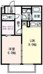 瀬田メディエートプラザ A棟 Aの間取り画像
