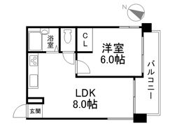 ベルシェ岡本の間取り画像