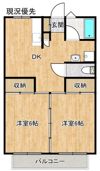 吉岡マンションの間取り画像