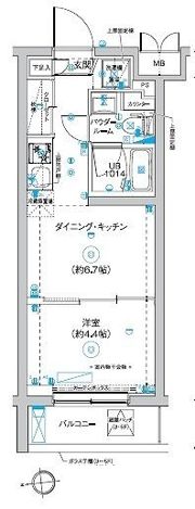 RELUXIA板橋西台の間取り画像