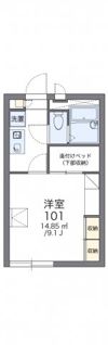 レオパレスティーズハウスⅡの間取り画像