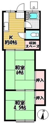 駒形荘の間取り画像