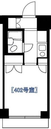 セザール中野の間取り画像