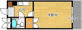西本ビル（中広）の間取り画像