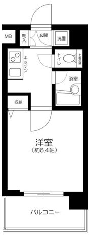 パレステュディオ芝浦（Tokyo Bay）の間取り画像
