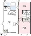 アリーブ国定D 4号室の間取り画像