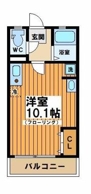 フラットJの間取り画像