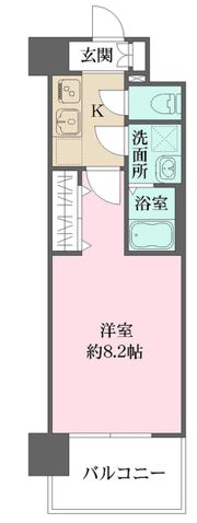 リヴェント玉造の間取り画像