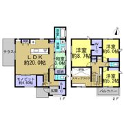 桃山町3丁目戸建の間取り画像