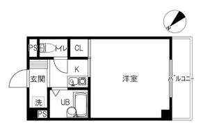 ハイカレッジの間取り画像