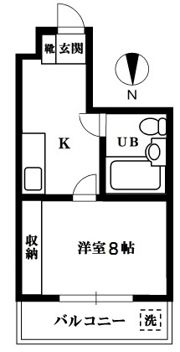 ベルメゾンヤスダの間取り画像