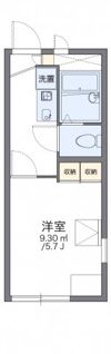 レオパレスシングルフラット梅田の間取り画像