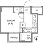SERENiTE本町refletの間取り画像