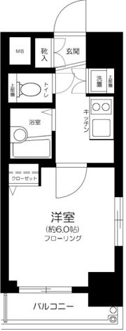 ベルファース渋谷の間取り画像
