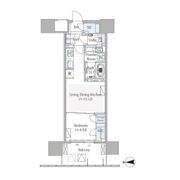 グランドシティタワー月島の間取り画像