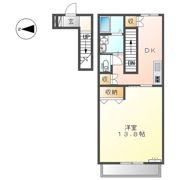 ユースコーポ晴丘の間取り画像