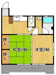 コーポ守口の間取り画像