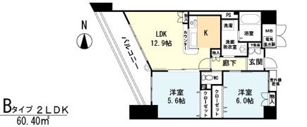 シェーンブルン羽鷹の間取り画像