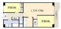 江坂江の木公園スカイハイツの間取り画像